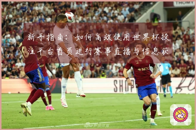 新手指南：如何高效使用世界杯投注平台首页进行赛事直播与信息获取