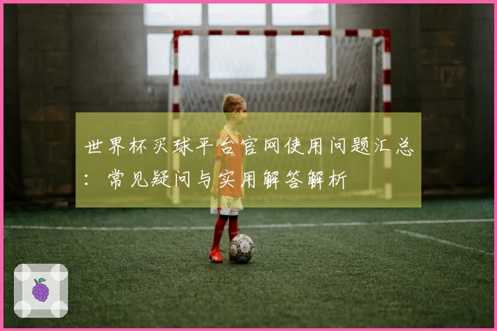 世界杯买球平台官网使用问题汇总:常见疑问与实用解答解析